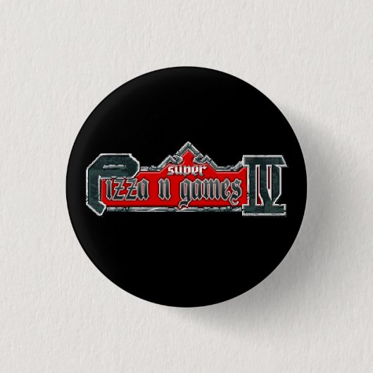 Pizza N' Games Mini Button (Voorkant)