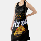 Pizza Napolitaanse Retro Snack Cheese Design Schort (Insitu)