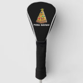 PIZZA NAVIDAD Italian Christmas Tree Humor Golfheadcover (Voorkant)