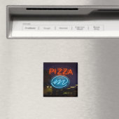 Pizza Neon Lichtreclame Magneet (Insitu (Vaatwasser))