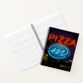 Pizza Neon Sign Notitieboek (Binnen)