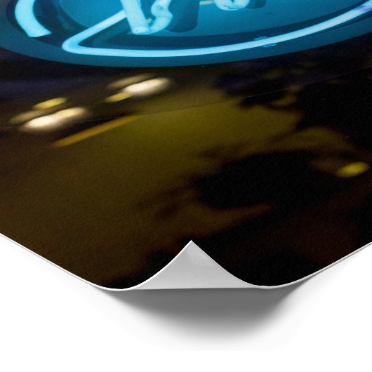 Pizza Neon Sign Poster (Hoek)