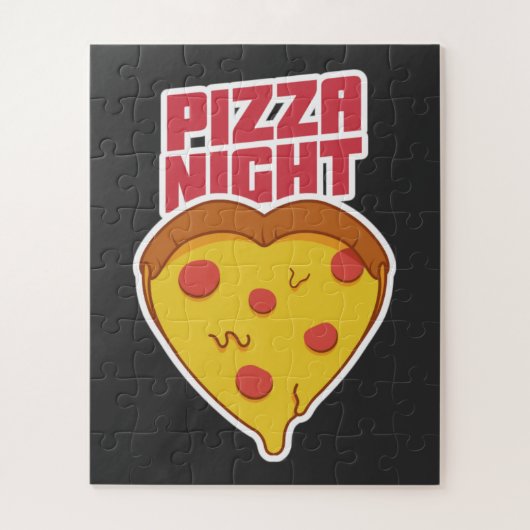 Pizza Night Legpuzzel (Verticaal)