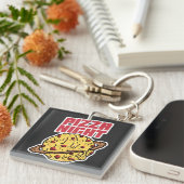 Pizza Night Sleutelhanger (Voorkant Rechts)