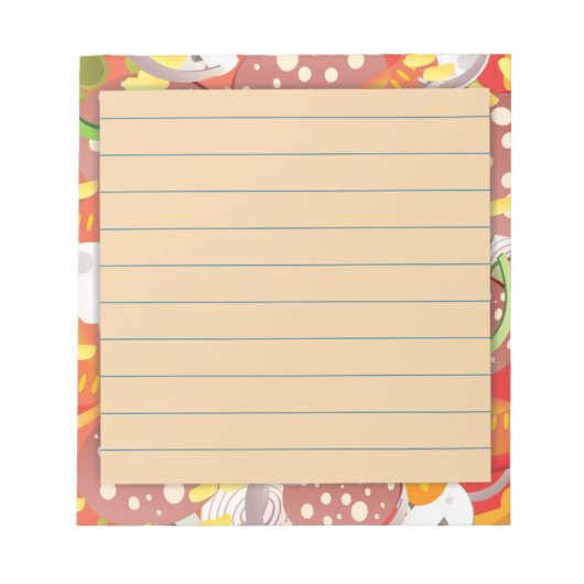 Pizza Notitieblok (Voorkant)