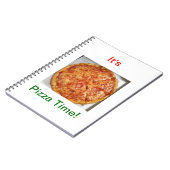 Pizza. Notitieboek (Linkerzijde)