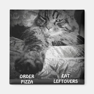 PIZZA OF LEFTOVERS? MAGNEET
