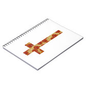 pizza omgekeerd kruis notitieboek (Linkerzijde)
