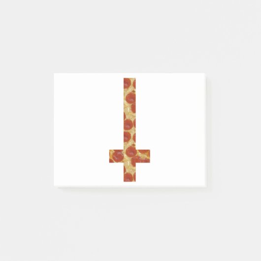 pizza omgekeerd kruis post-it® notes (Voorkant)