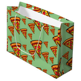 Pizza-ontwerp op vrijdag - Gift Bag - Groot Cadeauzakje