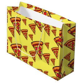 Pizza-ontwerp op vrijdag - Gift Bag - Groot Cadeauzakje