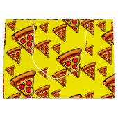 Pizza-ontwerp op vrijdag - Gift Bag - Groot Groot Cadeauzakje (Voorkant)