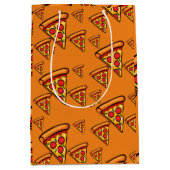 Pizza-ontwerp op vrijdag - Gift Bag - Middelgroot Medium Cadeauzakje (Voorkant)