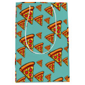 Pizza-ontwerp op vrijdag - Gift Bag - Middelgroot Medium Cadeauzakje (Voorkant)
