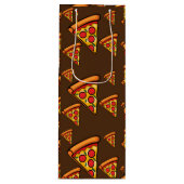 Pizza-ontwerp op vrijdag - Gift Bag - Wijn Cadeautas (Voorkant)