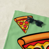 Pizza-ontwerp op vrijdag - Handdoek (In situ)