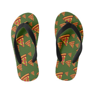 Pizza-ontwerp op vrijdag - Kinder Teenslippers