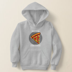 Pizza-ontwerp op vrijdag — Kinderen Pullover-hoede