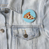 Pizza-ontwerp Ronde Button 5,7 Cm (In situ)