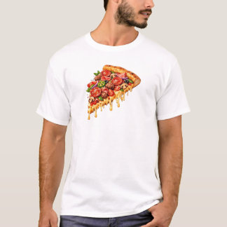 Pizza Ontwerp T-shirt