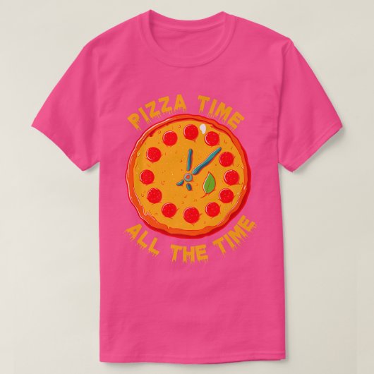 Pizza-ontwerp voor de Net Pizza-partij, Pizza-over T-shirt (Design voorkant)