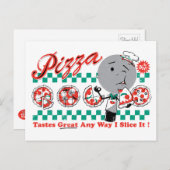 Pizza, op elke manier waarop ik het Briefkaart opn (Voorkant / Achterkant)