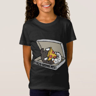 Pizza Oude Engelse herdershond T-shirt