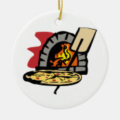 Pizza Oven Keramisch Ornament (Voorkant)