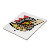 Pizza Oven Tegeltje (Zijkant)