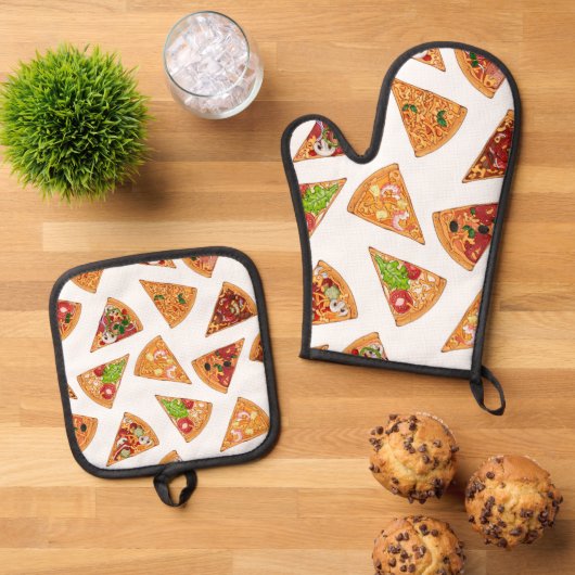 Pizza ovenwant & pannenlap set (Top down)