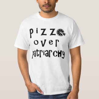 Pizza over patriarchie - Versie 2 T-shirt