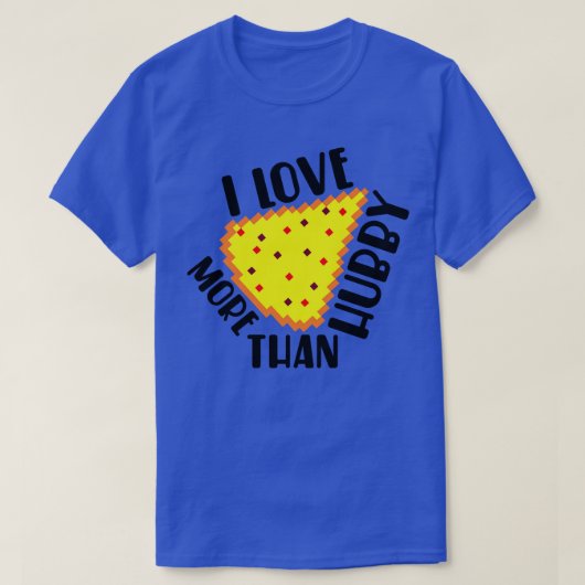 Pizza paar liefde grappig t-shirt (Design voorkant)