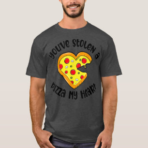 Pizza paar overeenkomende Valentijn cadeaus voor P T-shirt