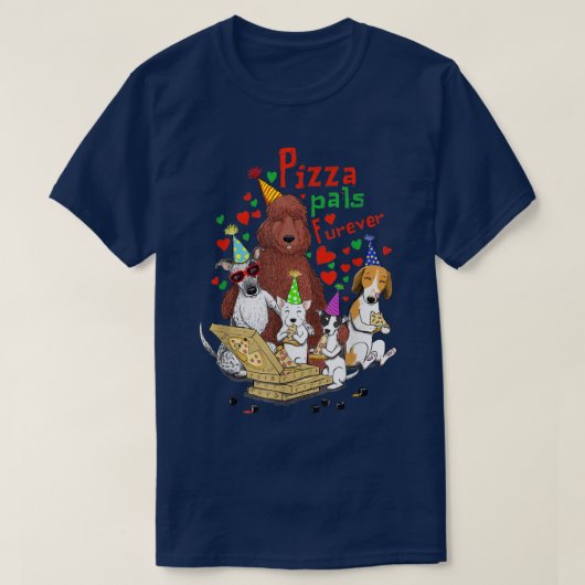 Pizza Pals Furever T-shirt (Design voorkant)
