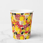 Pizza Papieren Bekers (Achterkant)