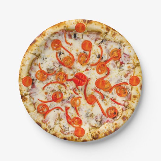 Pizza Papieren Bordje (Voorkant)