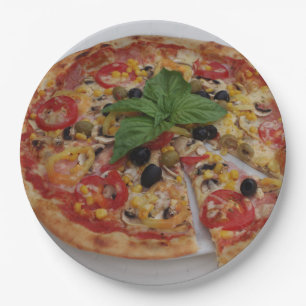 Pizza Papieren Bordje