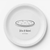 Pizza Papieren Bordje (Voorkant)