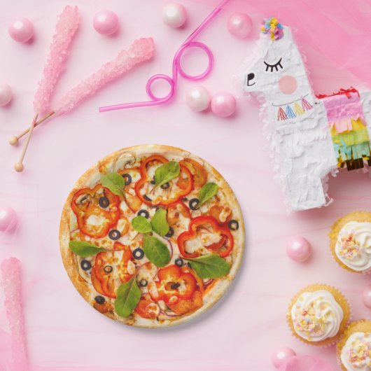 Pizza Papieren Bordje (Feest)