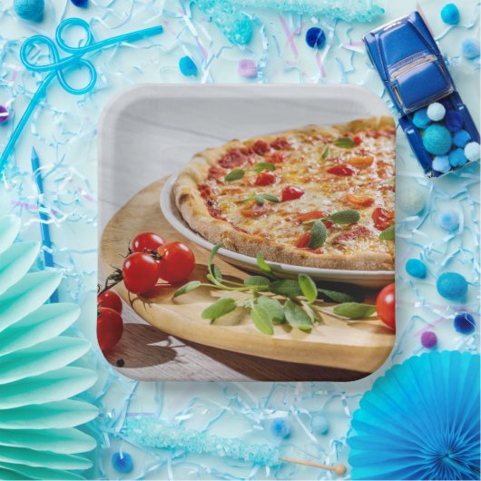 Pizza Papieren Bordje (Feest)