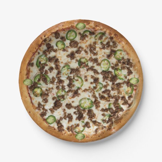 Pizza Papieren Bordje (Voorkant)