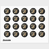 Pizza Paradise Ronde Sticker (Vel)