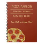 Pizza Parlor aangepaste notebooks Notitieboek (Voorkant)