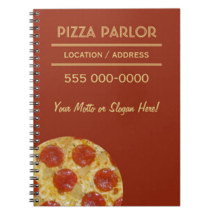 Pizza Parlor aangepaste notebooks Notitieboek