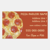 Pizza Parlor aangepaste stickers (Voorkant)