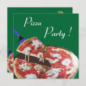 PIZZA PARTIJ, ITALIAANSE KITCHEN-diner, brunch, gr Kaart (Voorkant / Achterkant)