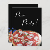 PIZZA PARTIJ, ITALIAANSE KITCHEN-diner, brunch Kaart (Voorkant / Achterkant)