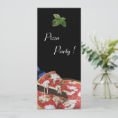 PIZZA PARTIJ, ITALIAANSE KITCHEN-diner, brunch Kaart (Staand voorkant)