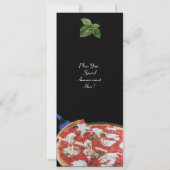 PIZZA PARTIJ, ITALIAANSE KITCHEN-diner, brunch Kaart (Achterkant)