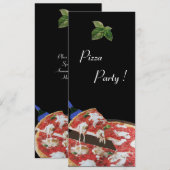 PIZZA PARTIJ, ITALIAANSE KITCHEN-diner, brunch Kaart (Voorkant / Achterkant)
